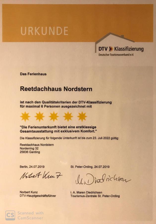 Reetdachhaus Nordstern Villa Гардинг Екстериор снимка